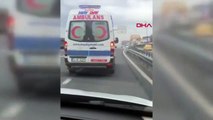 Ambulansa yol vermeyen sürücünün cezası belli oldu
