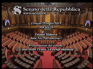 Roma - Presentazione del libro "Il caso Moby Prince. La strage impunita" (05.07.19)