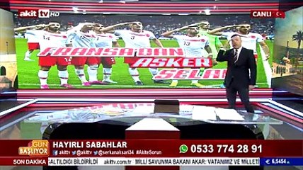Fransız rejisine tokat gibi gönderme! Akit TV’de ‘Asker selamı’ sürprizi