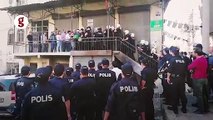 Polis ilçe binalarını ablukaya aldı, basın açıklamasına izin vermedi