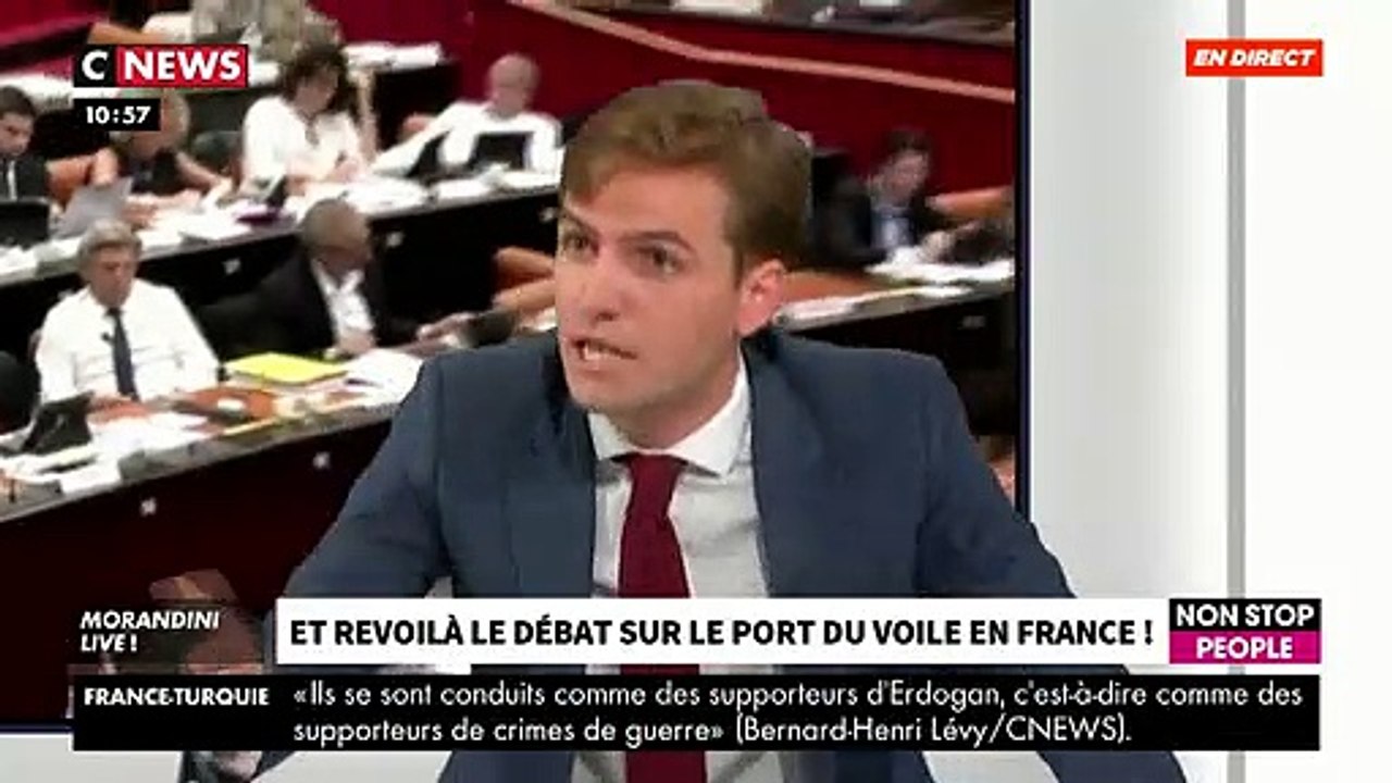 Voile, boucherie halal, prénoms, religion, attentats: Le débat s'enflamme dans "Morandini Live" entre les invités - Regardez