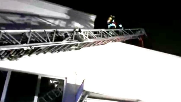 Santarcangelo di Romagna (RN) - In fiamme capannone in Via Delle Industrie (15.10.19)