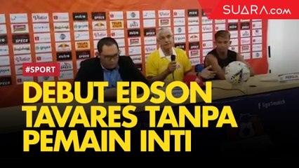 Debut bersama Persija Tanpa Pemain Inti, Edson Tavares: Kami Siapkan yang Terbaik