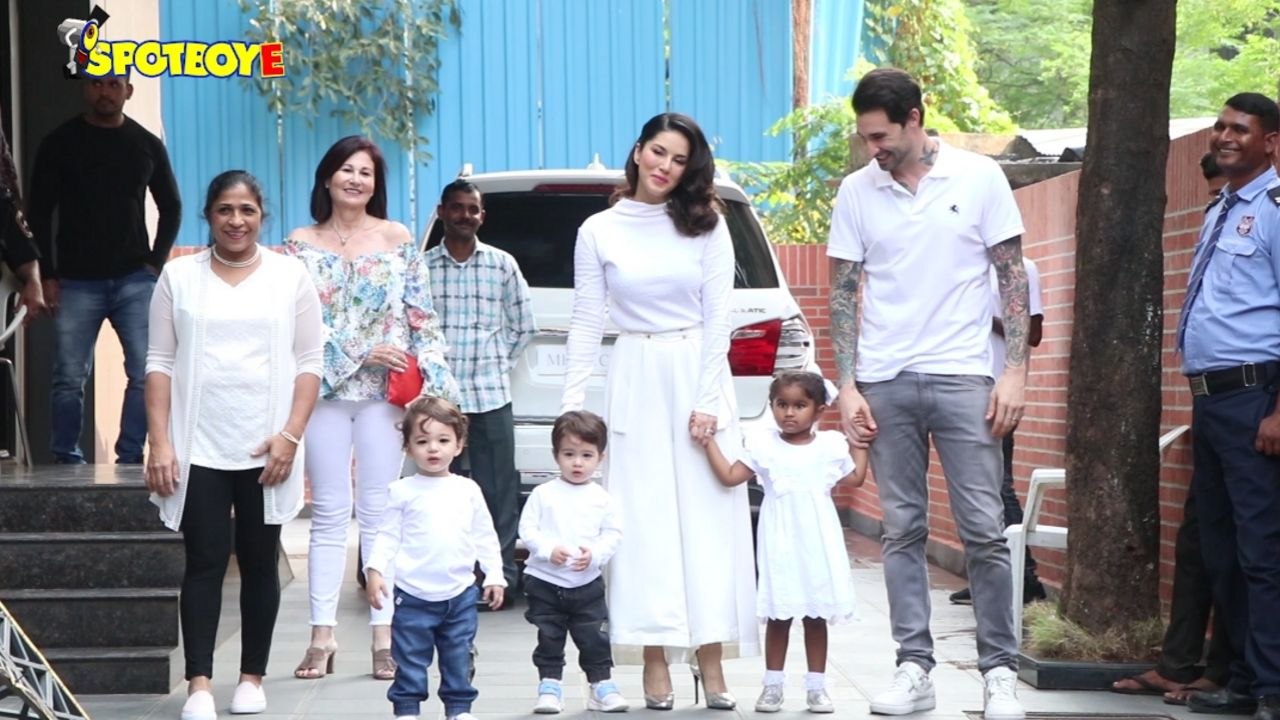 Spotted  Sunny Leone celebrated her daughter Nisha Kaur Weber’s birthday