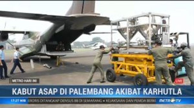 Hujan Buatan Belum Berhasil, Kabut Asap Pekat Masih Selimuti Palembang