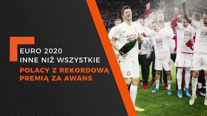 EURO 2020: Polacy z rekordową premią za awans