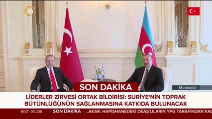 Türk Konseyi Liderler Zirvesi'nden ortak bildiri