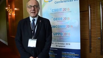 Dr. Milos Mistrik at JMComm Conference 2016 by GSTF Singapore
