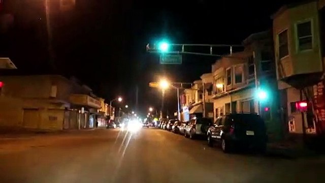 CAMDEN NEW JERSEY HOOD ON A COLD NIGHT