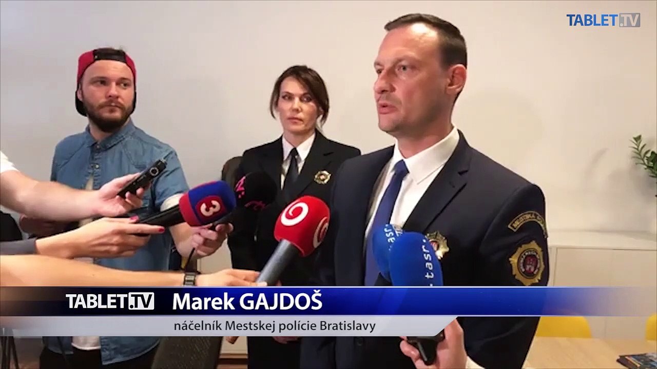 ZÁZNAM:  Brífing náčelníka Mestskej polície hlavného mesta SR Bratislavy Mareka Gajdoša