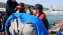 Çeşme'de göçmen botu alabora oldu
