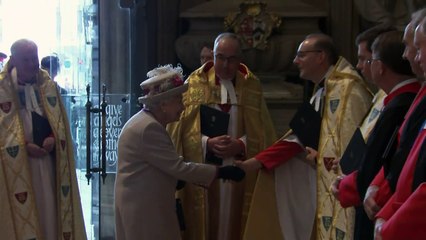 Queen and Camilla mark 750 years of Westminster Abbey