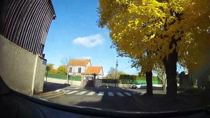 154. j'ai peur que la voiture de droite me rentre dedans