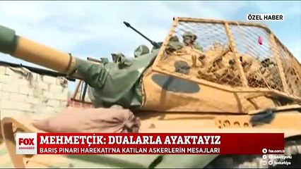 Barış Pınarı Harekatı'nda Mehmetçik'in mesajı mest etti