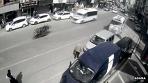 Trafik kazaları güvenlik kameralarında