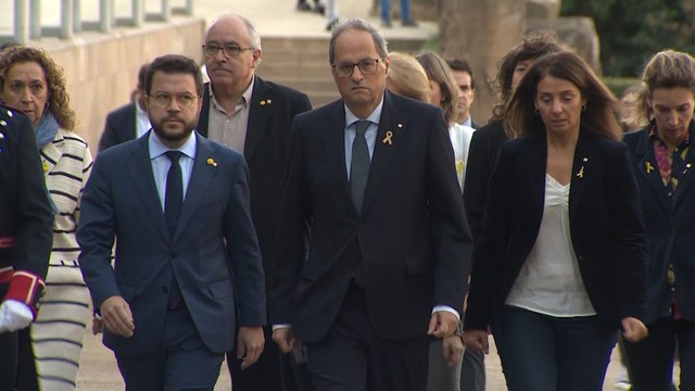 Recuerdan a los presos del 'procés' en el homenaje a Companys