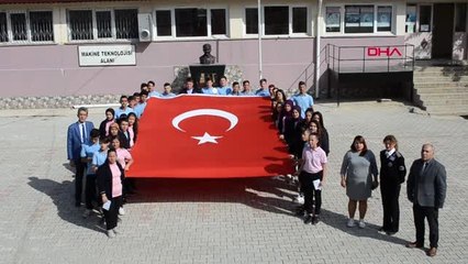 Antalya elmalı'da öğrencilerden mehmetçiğe mektup