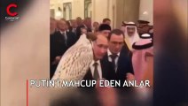 Putin'in Kral Selam'a hediye ettiği kuş halıya pisledi