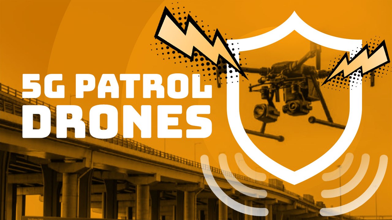 China's first 5G drones watch traffic from the skies