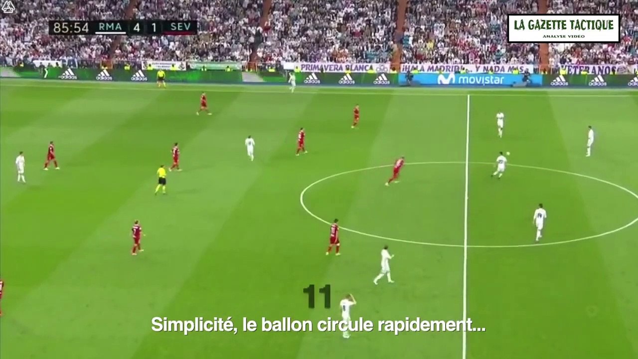 LA BELLE SEQUENCE DE POSSESSION DU REAL DE MADRID