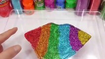 Kids Combine Water Slime Glitter Clay DIY Learn Combine Colors Slime Toys For Kids