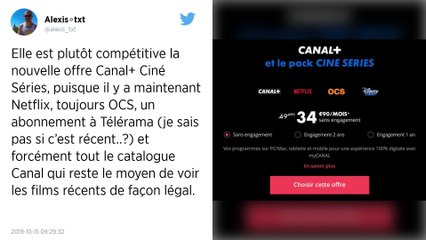 La plateforme de streaming Netflix débarque sur Canal + ce mardi