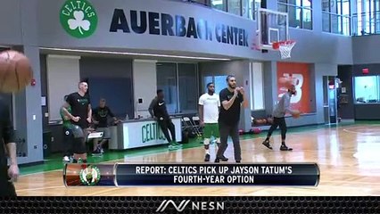 Celtics Pickup Jayson Tatum’s Fourth-Year Option