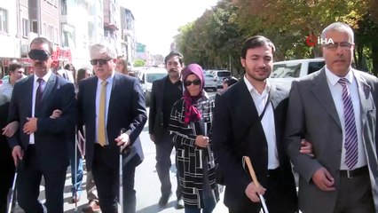 Afyonkarahisar’da, 15 Ekim Dünya Beyaz Baston ve Güvenlik Günü etkinliği