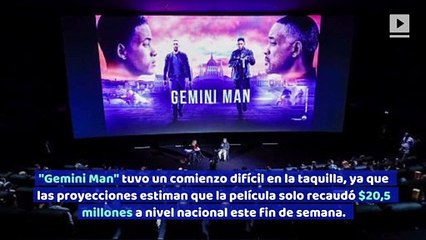 Will Smith 'Gemini Man' decepciona en su primer fin de semana