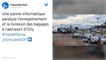 Aéroport d’Orly : une panne technique perturbe l’enregistrement des bagages, des vols retardés