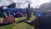 Climate activists have a 'rave' at Extinction Rebellion camp in London