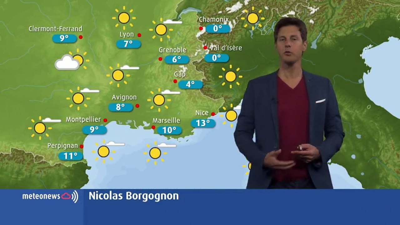 Votre météo du mercredi 16 octobre : grand soleil sur nos départements