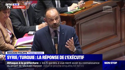 Édouard Philippe: "Nous souhaitons que la Turquie prenne ses responsabilités"