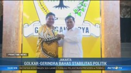 Prabowo Bertemu Airlangga Hartarto