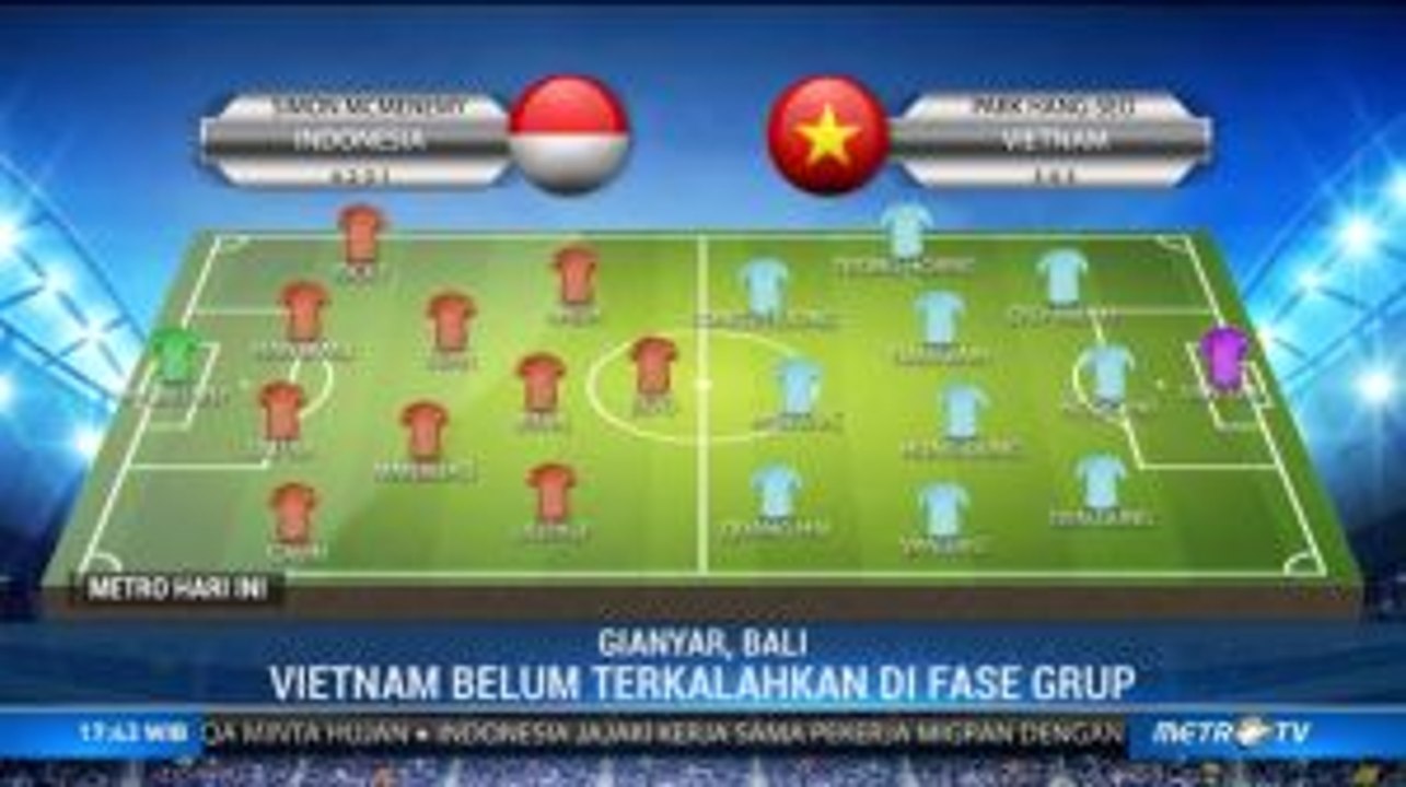 Kontra Vietnam, Skuat Garuda Buru Kemenangan Perdana