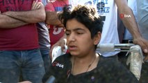 Suriye tarafından atılan havan topu saldırısında yaralanan çocuk o anları İHA'ya anlattı