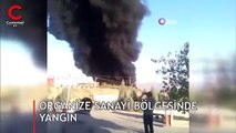 Elazığ Büyük Organize Sanayi Bölgesi'nde yangın çıktı
