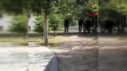 Kütahya biber gazıyla kuyumcu gasbeden şüpheli kaçarken yakalandı