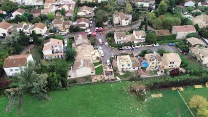 Tornade à Arles :  les dégâts impressionnants vus du ciel