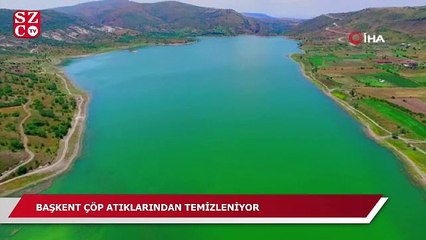 Скачать видео: Başkent’in içme su ihtiyacının sağlandığı baraj göllerinin çevreleri çöp atıklarından temizleniyor