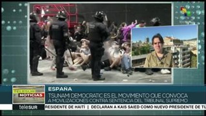 Ministerio español investiga quién está detrás de Tsunami Democratic