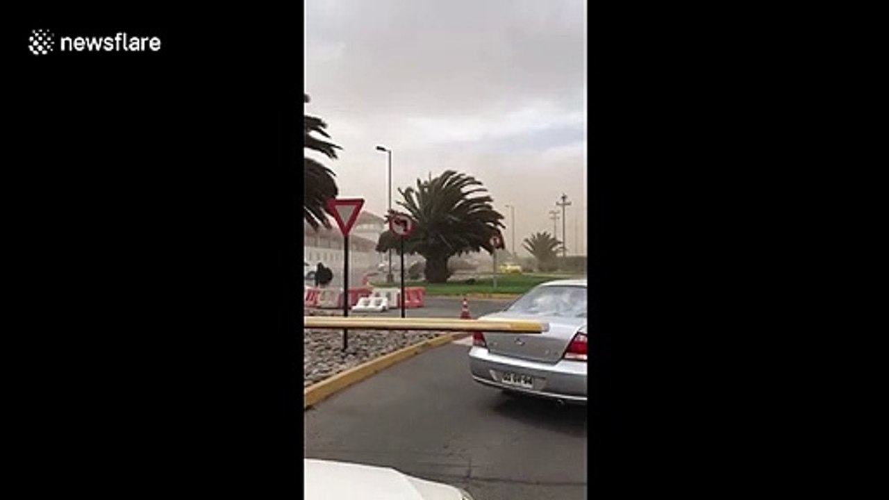Strong and unusual dusty winds emerge in Chile
