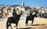 Matera - Carabinieri di pattuglia a cavallo nel Parco della Murgia (15.10.19)
