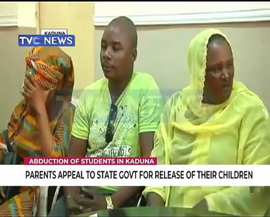 Parents of six abducted students appeal to Kaduna govt for release of their children