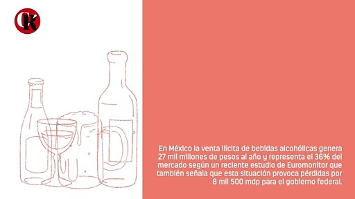Pierde México 8.5 mmdp en IEPS por mercado negro del alcohol