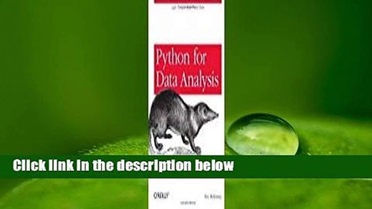 Full version  Python for Data Analysis  Best Sellers Rank : #3
