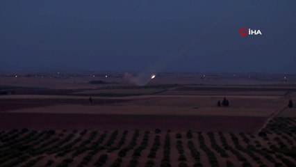 Rasulayn'daki terör hedefleri Çok Namlulu Roketatarlar ile vuruluyor