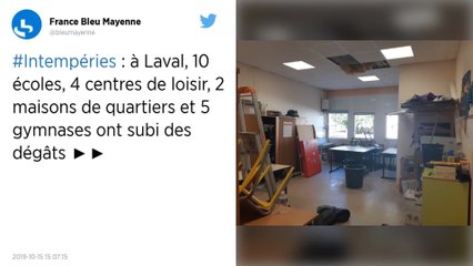 Laval. Après la tempête, le maire demande la reconnaissance d’état de catastrophe naturelle