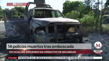 Así quedaron las patrullas de la policía tras emboscada en Aguililla, Michoacán