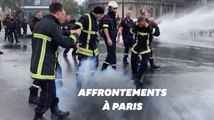 Heurts entre pompiers et policiers en marge de la manifestation à Paris